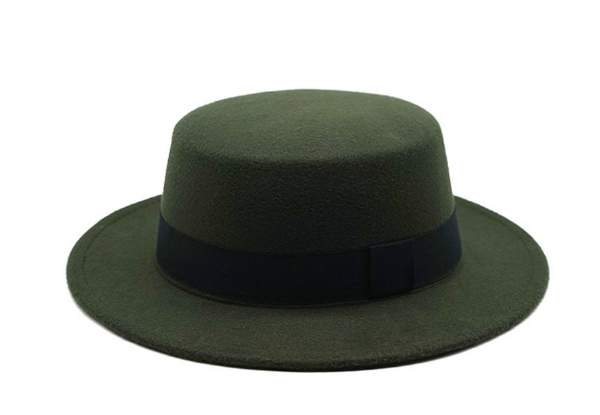 Retro Flat Top Hat - Six Colours Available