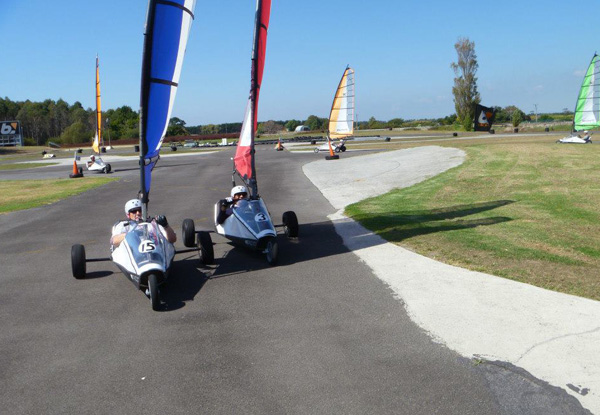 $21 for 30-Minutes of Blokart Land Sailing – Options for up to Six People (value up to $180)