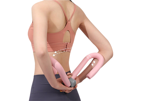 Four-Piece Pink Yoga Equipment Set