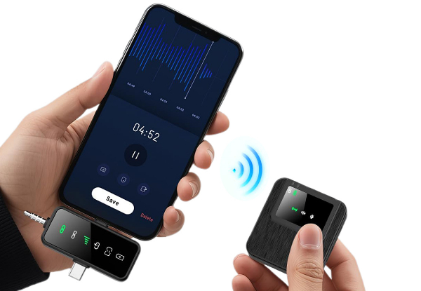 Three-in-One Professional Wireless Lavalier Microphone