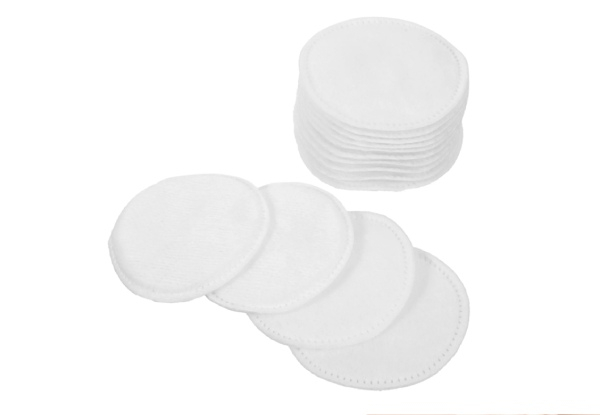 20-Pack Reusable Makeup Remover Pads with Storage Bag - Available in Two Colours & Options for Two-Set