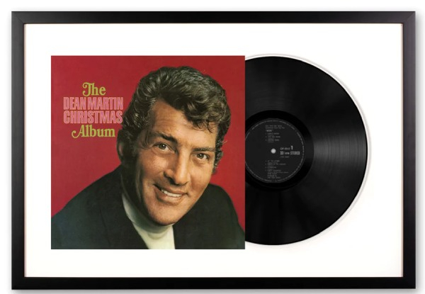 Framed Dean Martin - The Dean Martin Christmas - Vinyl Album Art