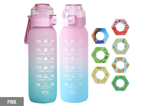 1000ML Sports Water Cup with Fragrance Rings - Six Options Available