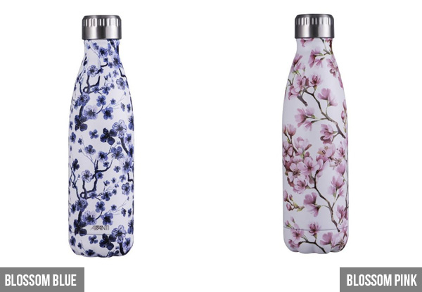 Avanti Stainless Steel Vacuum Twin Wall Insulated Bottle 500ml - 11 Styles Available