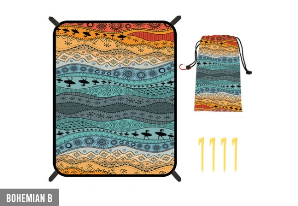 Bohemian Quick Drying Beach Mat - Nine Styles Available
