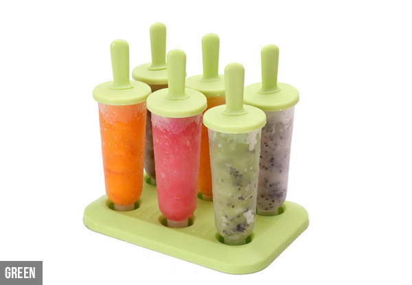 Six-Piece Ice Block Mould - Three Colours Available