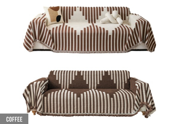 Reversible Chenille Sofa Cover - Available in Five Colours & Four Sizes