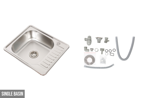 Stainless Steel Kitchen Sink - Two Options Available