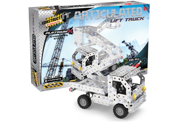 Construct It PlatinumX Lift Truck 310-Pieces