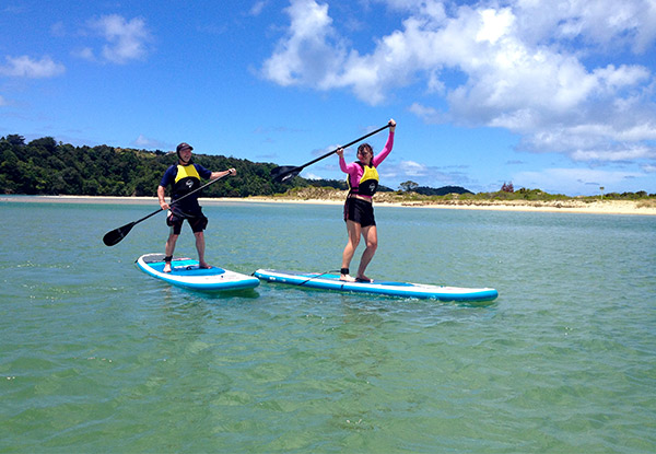 One-Hour Stand-Up Paddle Board Hire for One Person - Options for Two, Four or Six People & to incl. Lesson