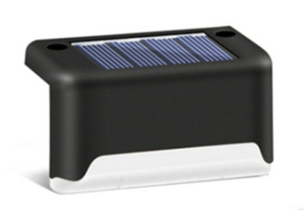 Four-Pack of Solar-Powered Step Lights - Two Colours & Three Lighting Options Available