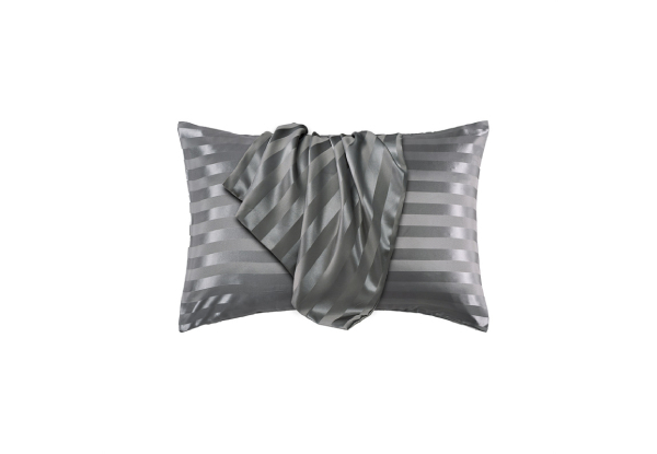 Two-Pack Satin Pillowcases - Five Colours & Two Sizes Available