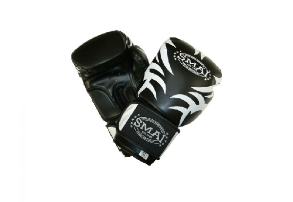 SMAI Boxing Gloves, Pads & Wrap Combo - Four Sizes Available
