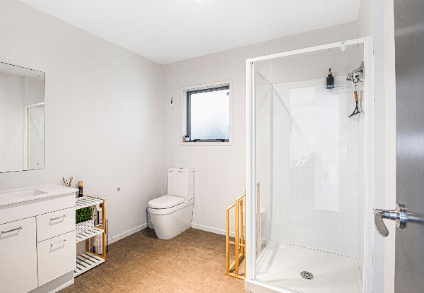 One-Night Gentle Recharge Retreat Package at ReTime Castlepoint Wairarapa incl. Bach Stay, Meals, Relaxation Session, Infrared Session, & Creative Activity - Options for Two or Four People