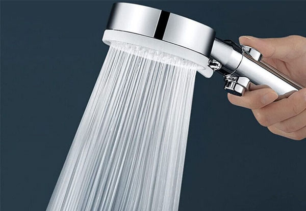 High-Pressure Shower Head with Five Spray Modes - Two Colours Available