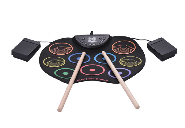 Electronic Roll-Up Drum Set