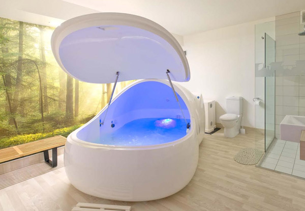 60-Minute Ultimate Relaxation in a Floatation Pod for One Person - Option for Four Floats