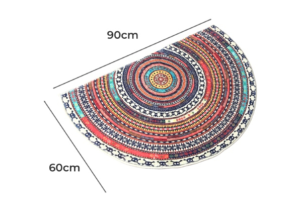 Marlow Half Moon Semi-Circle Door Mat