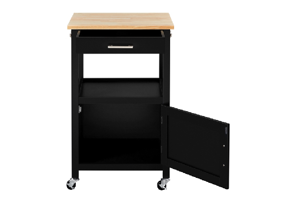Rolling Kitchen Island Cart Storage - Available in Two Colours