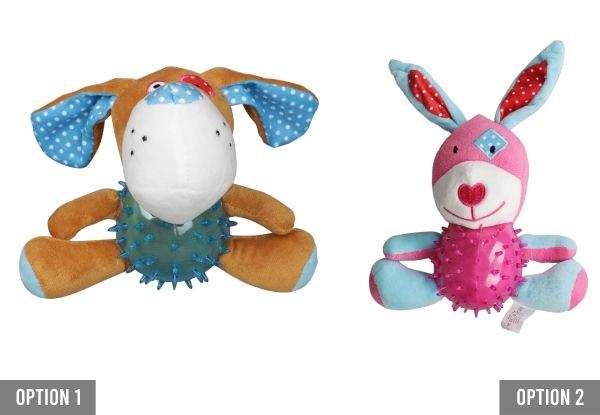 PaWz Dog Squeaky Soft Plush Chew Toy - Six Styles Available