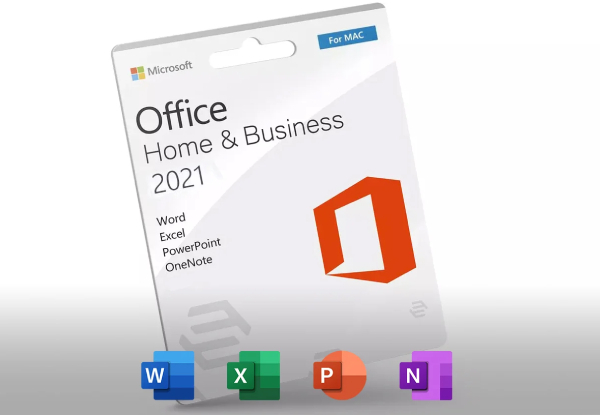 MacOS Microsoft Office Home & Business Software Licence - Options for 2019 or 2021