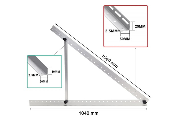 Adjustable Solar Panel Mounting Brackets