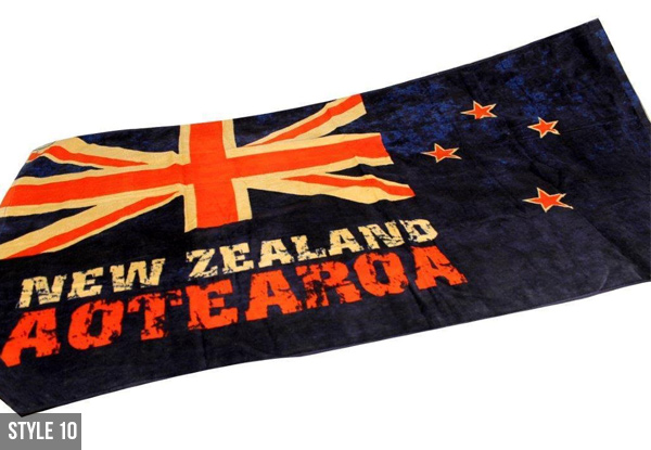 $19.99 for a Kiwiana Beach Towel - Available in 13 Designs