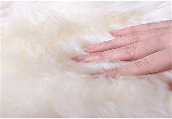 One Soft Washable Artificial Wool Rug - Two Colours & Option for Two Available