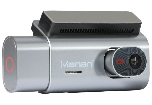 Manan 4K Wi-Fi GPS Front & Rear Dash Camera with 128G Card