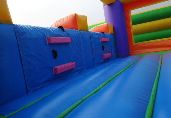 Three-Hour Bouncy Castle Hire incl. Delivery, Set Up & Removal, Small Table & Chairs - Options for Four, Five & Six Hours Available