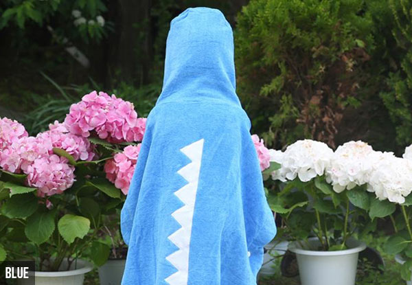 Kids' Cotton Dragon Hooded Bathrobe - Two Colours Available