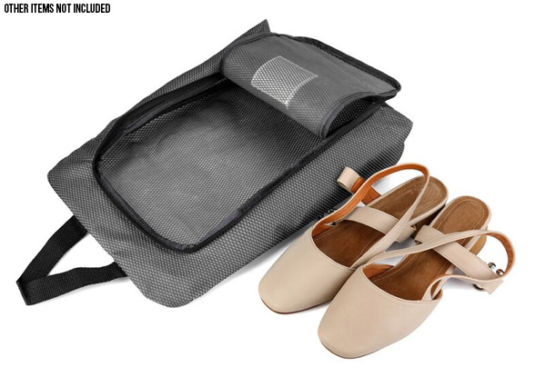 Two-Pack of Travel Shoe Bags- Options for a Four or Six-Pack Available