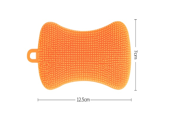 Six-Pack Silicone Dish Washing Scrubber