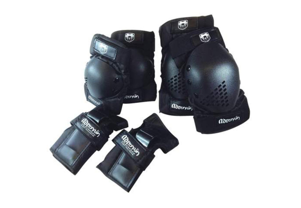 Six-Piece Adrenalin Skate Protection Set - Three Sizes Available