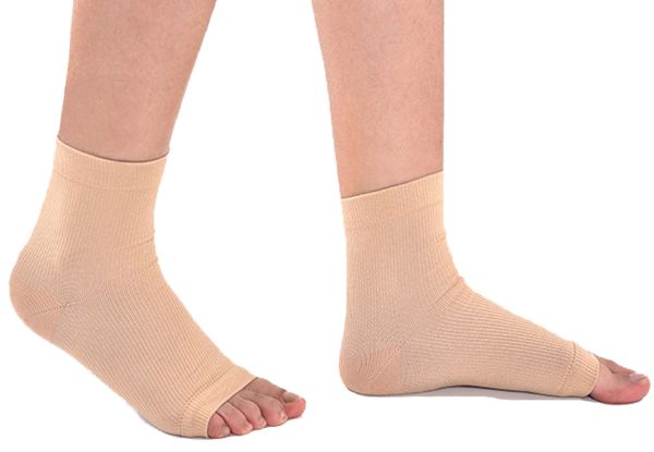 Pair of Plantar Fasciitis Support Socks - Option for Two-Pack with Free Delivery