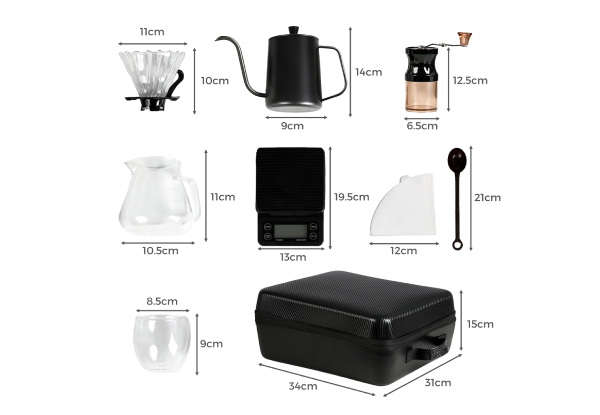 Outdoor Camping Pour Over Coffee Maker Set