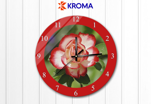 Personalised Photo Clock - Options for Metal or Acrylic, Round or Square