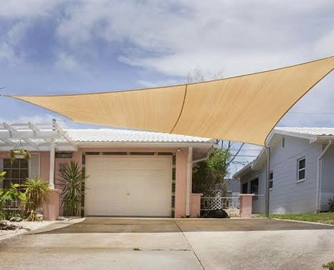 From $39 for an Extra Heavy Duty Shade Sail – Seven Sizes & Three Colours Available