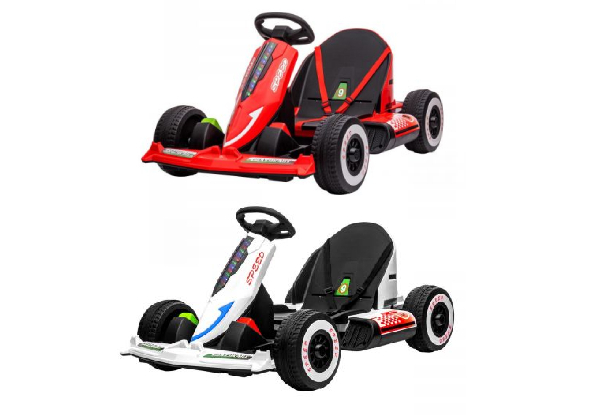 Kids 12V Electric Remote Control Ride-On Go Kart - Available in Two Colours