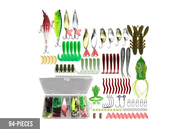 Fishing Lures Kit for Freshwater & Saltwater - Four Options Available