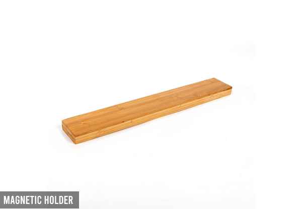 Bamboo Magnetic Knife Holder Range - Two Options Available