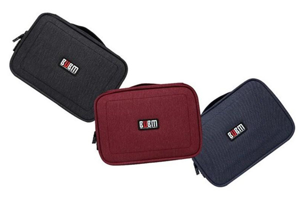 Double-Layered Travel Gadget Organiser Bag - Three Colours & Sizes Available with Free Metro Delivery