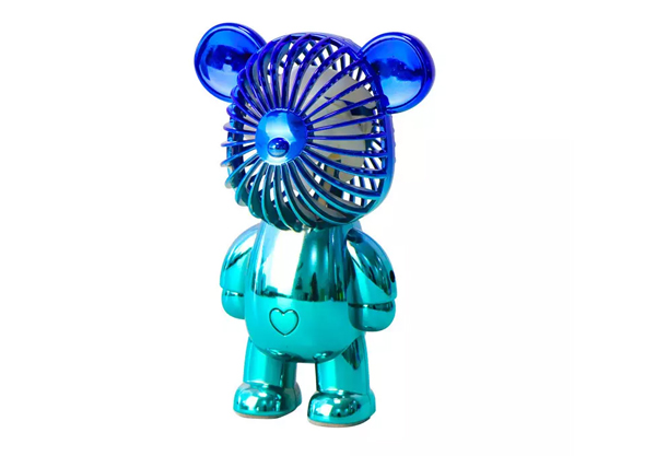 Rechargeable Gradient Bear Fan - Four Colours Available