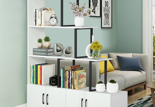 Five-Level Ladder Bookshelf - Two Colours Available