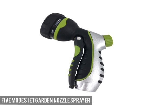 Eight Modes Garden Hose Nozzle Sprayer - Option for Five Modes Jet Nozzle