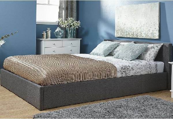 Bass Storage Double Grey Bed Frame