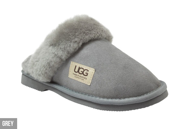 Comfort Me 'Wombat' Memory Foam Fur Trim UGG Scuffs - Five Colours & Eight Sizes Available