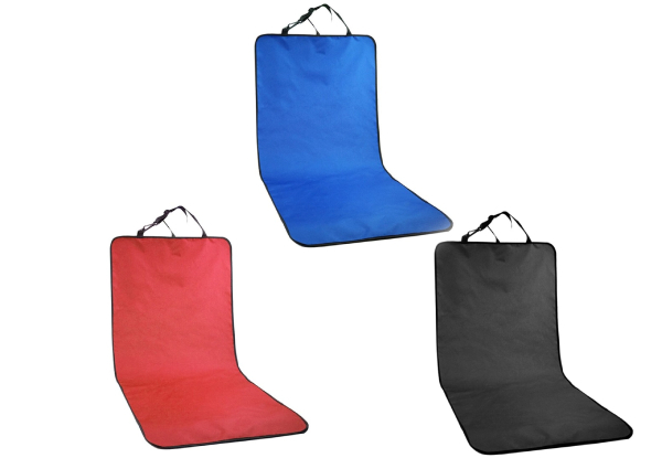 Single Seat Water-Resistant Car Pet Mat - Three Colours Available
