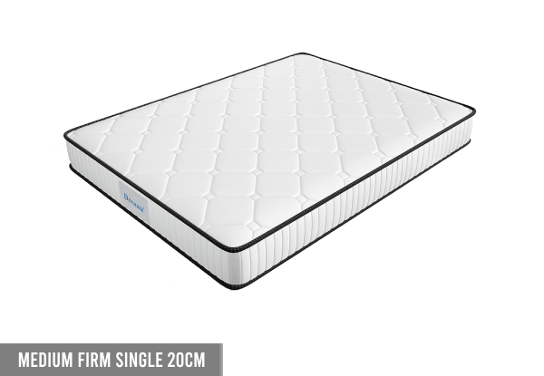 Dreamz Tight Top Spring Mattress - Two Options Available