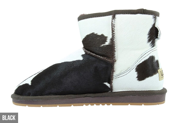 Auzland Women’s Ankle Cow Australian Sheepskin UGG Boots - Two Colours Available
